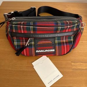 [THE MARC JACOBS] Sport Plaid Wool Belt Bag/Fanny Pack